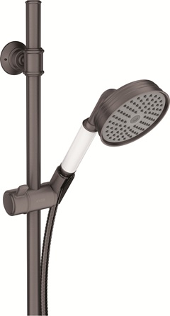 Hansgrohe AXOR Montreux Brauseset 900mm mit Handbrause 100 1jet, Brushed Black Chrome 27982340