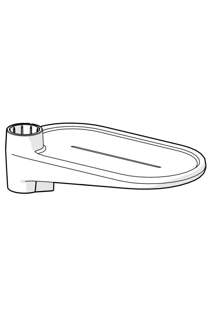 Hansa Seifenschale Grau 1018480V-15