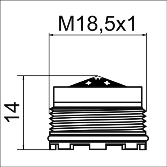 Neoperl CACHE HONEYCOMB SSR Strahlregler TJ, M18.5x1 A=13.5-15 l/min 43620390