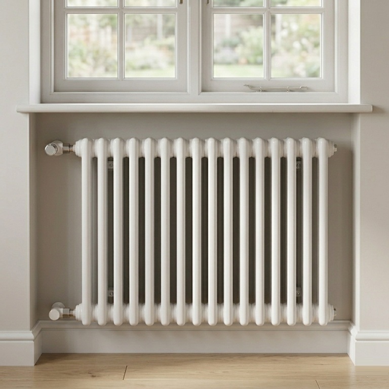 Zehnder Röhrenradiator Charleston Austausch 5-Säuler H: 36,6 L: 294,4cm, Modell 5037-64, weiß ZC351064B101000