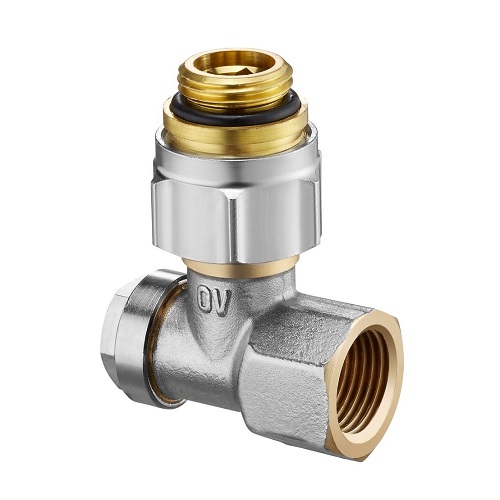 Oventrop Absperrwinkelverschraubung Combi 3 "Multiflex F", 1/2"AG x 1/2"IG 1016575