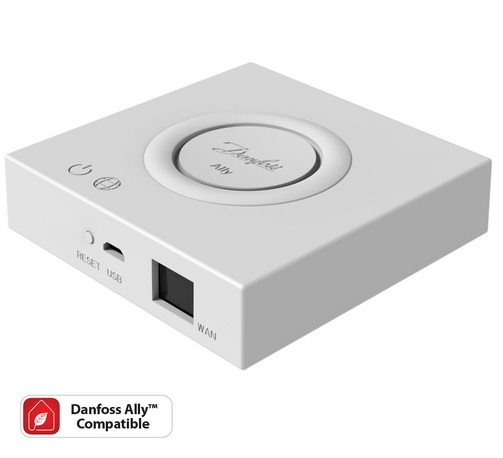 Danfoss Gateway Ally, AP, LAN, Zigbee für Danfoss Ally elektronische Thermostate 014G2400