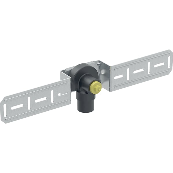 Geberit FlowFit Anschlusswinkel 90 Grad vormontiert einfach Rg+ d20-Rp1/2 L:52mm 619.631.00.1