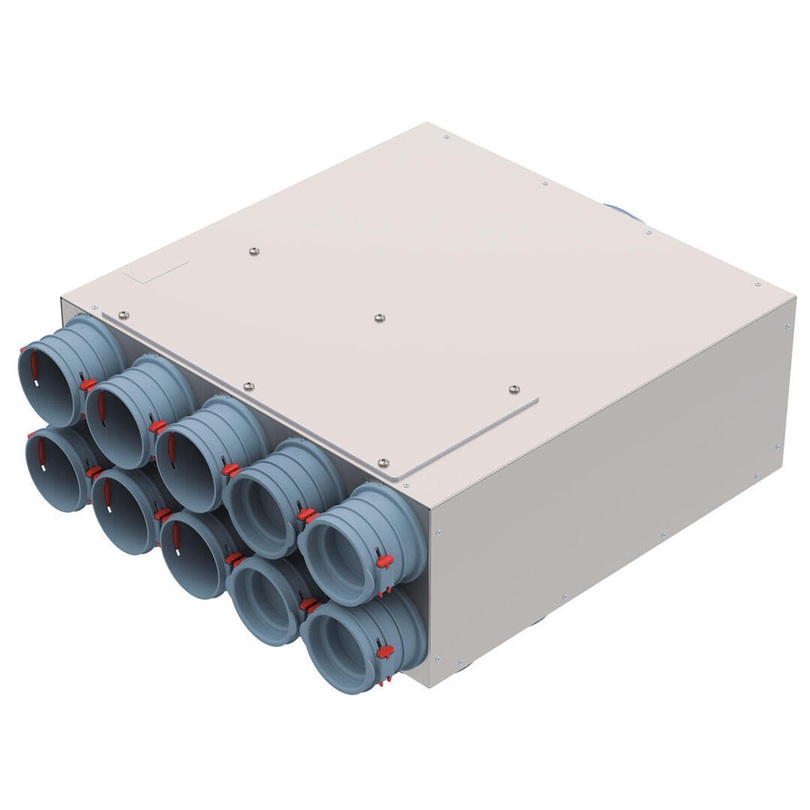 Helios FRS-VK 10-75/160 Verteilerkasten 10 x DN75, 1 x DN160 03847