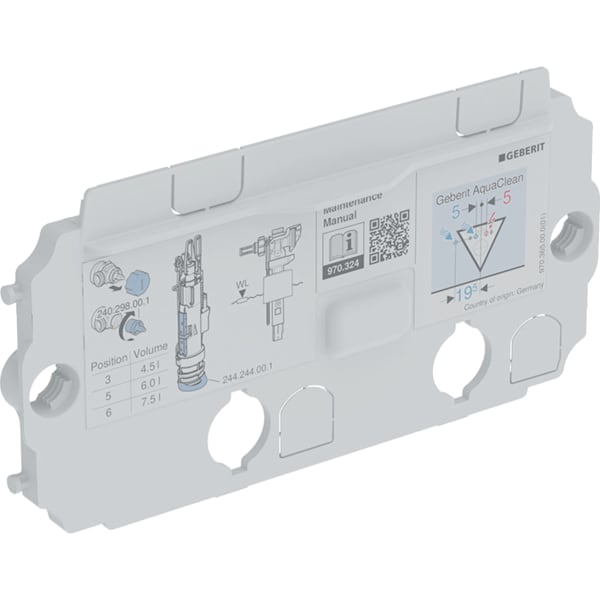 Geberit Schutzplatte für Omega UP-Spülkasten 12cm 243.089.00.1