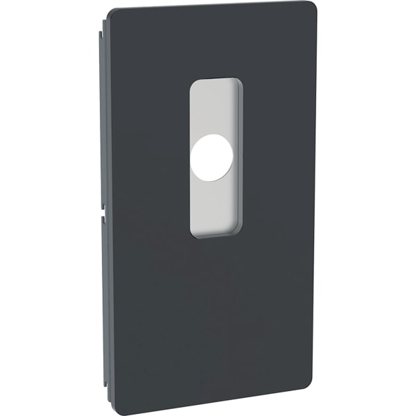 Geberit Serviceöffnung für Wandarmaturen Monolith Sanitärmodul für Waschtisch Glas schwarz 242.703.SJ.1