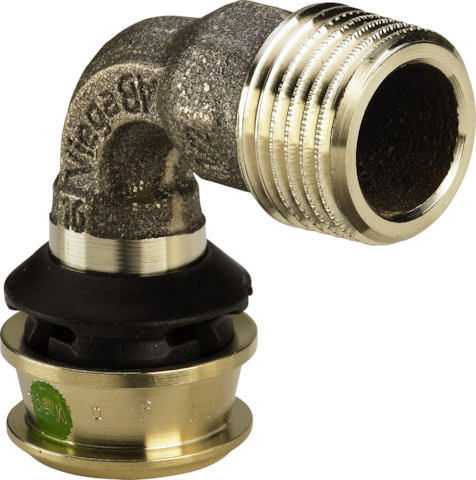 Viega Raxofix Bogen 90 Grad mit SC-Contur 5314 in 16mm x R3/8 725556