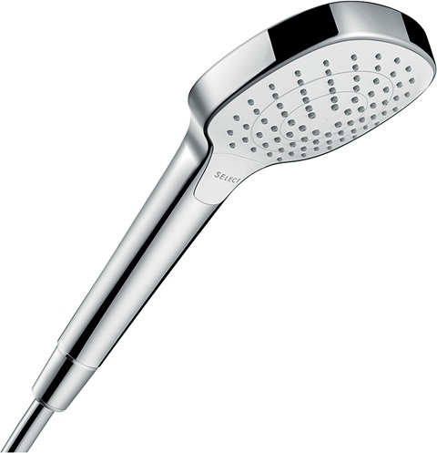 Hansgrohe Handbrause Croma Select E Vario EcoSmart weiss/chrom 26813400