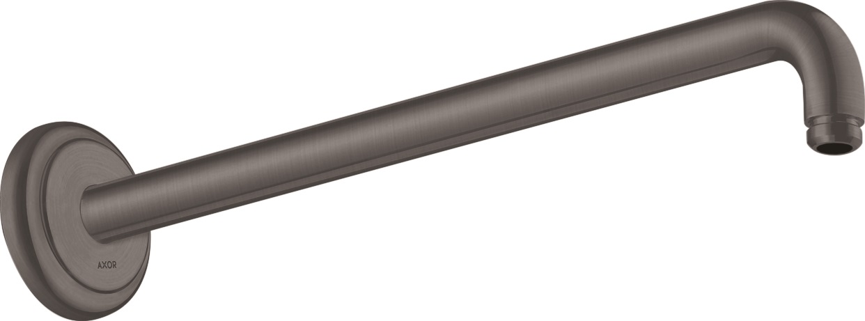 Hansgrohe Brausearm DN15 389mm Ausladung Axor 90 Grad brushed black chrom ohne Kugelgelenk 27348340