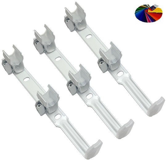 Zehnder Set SMB Wandkonsole, Sonderlack, 3xSMB 75 für Charleston-Heizkörper-Höhe 680 bis 1000mm 173659