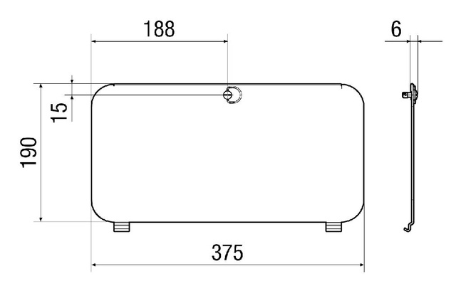 Maico Filterverschlussabdeckung WS-FVA 160 für WS 160 0092.0565