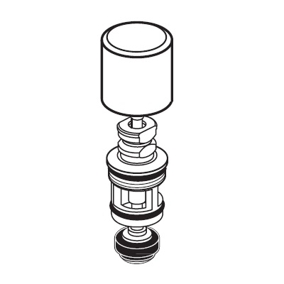 Ideal Standard Umschaltung chrom A960127AA