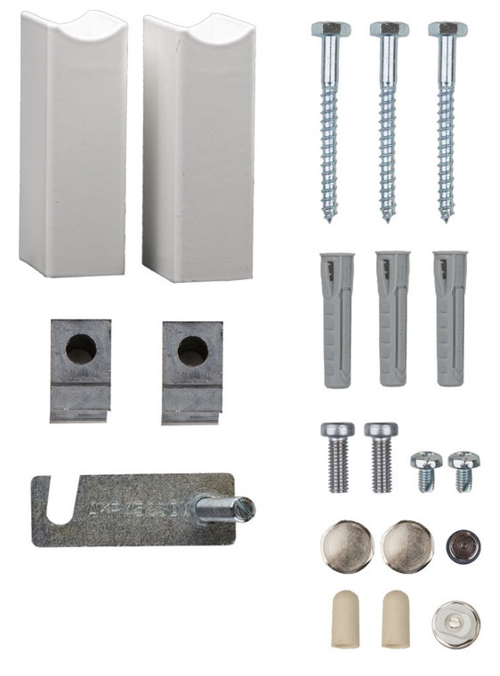 Arbonia Befestigungs-Set, weiß ZB03550001