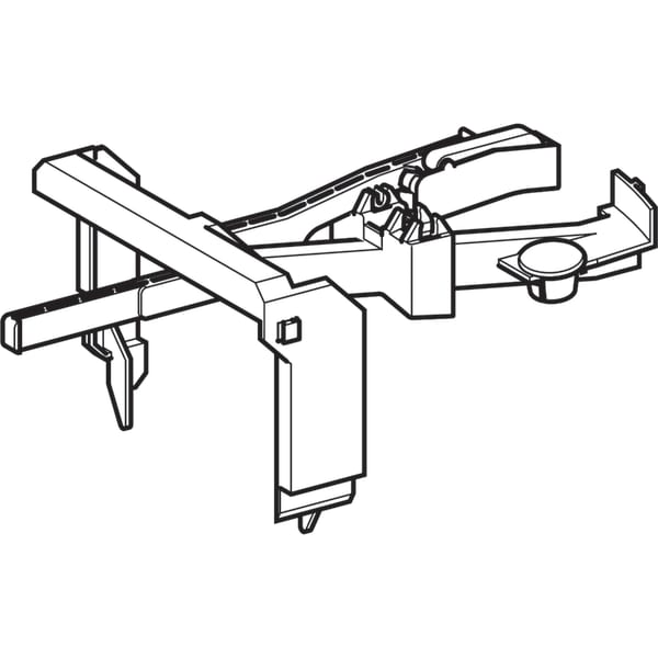Geberit Konsole mit Betätigungshebel zu AP140 Spül-Stopp-Spülung 240.948.00.1
