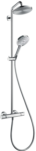 Hansgrohe Showerpipe Raindance Select Wanne chrom Kopfbrause Raindance Air 1jet 240mm 27117000