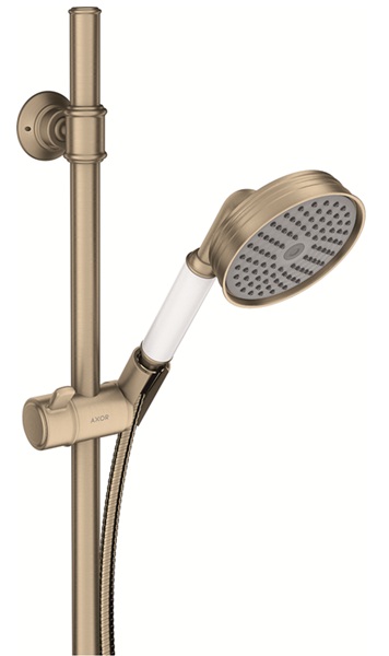 Hansgrohe AXOR Montreux Brauseset 900mm mit Handbrause 100 1jet, Brushed Nickel 27982820