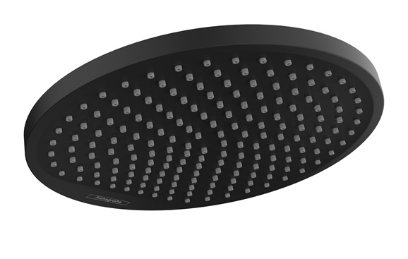 Hansgrohe Showerpipe 240 1 jet Vernis Blend mattschwarz mit Wannenthermostat 26899670