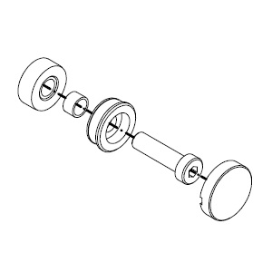 HSK Laufschienenbefestigung komplett E79227-1