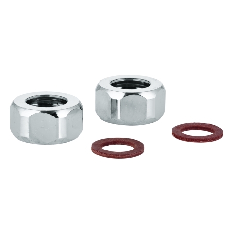 Grohe Anschlussmutter 2 Stück chrom, 1/2"x14,5 1290200M