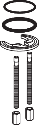 HEWI Befestigungsmaterial für elektronische Waschtischarmaturen BM1297
