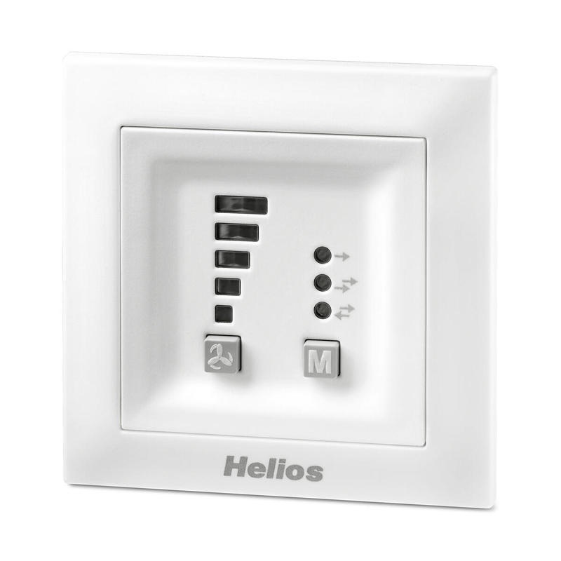Helios KWL 45 BEU Bedienelement 5-Stufig, 3-Betriebsarten mit LED, UP-Version 03041