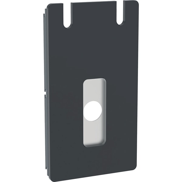 Geberit Serviceöffnung für Standarmaturen Monolith Sanitärmodul für Waschtisch Glas schwarz 242.704.SJ.1