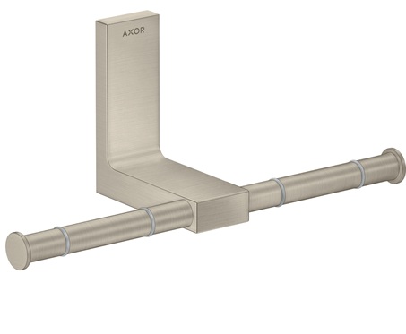 Hansgrohe Toilettenpapierhalter doppelt Axor Universal Rectangular brushed nickel 42657820