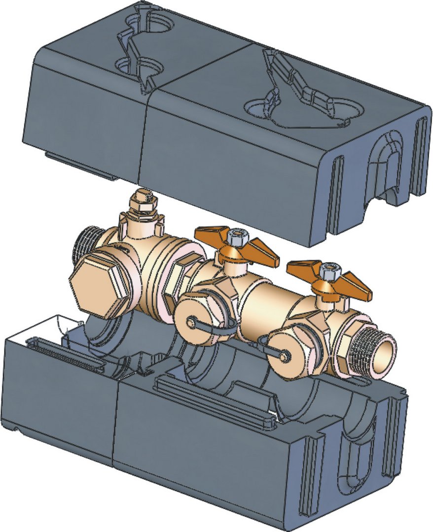 Bosch Füll- und Spüleinrichtung DN 25 Zubehör für Solewärmepumpen 8718581709