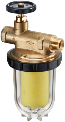 Oventrop Heizölfilter-Einstrang "Oilpur E A" 3/8IGx3/8AG, Siku 50-75my 2123561