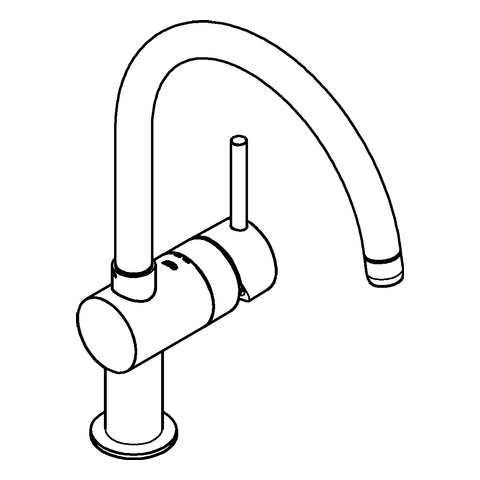 Grohe Minta Einhand-Spültischbatterie supersteel 32917DC0