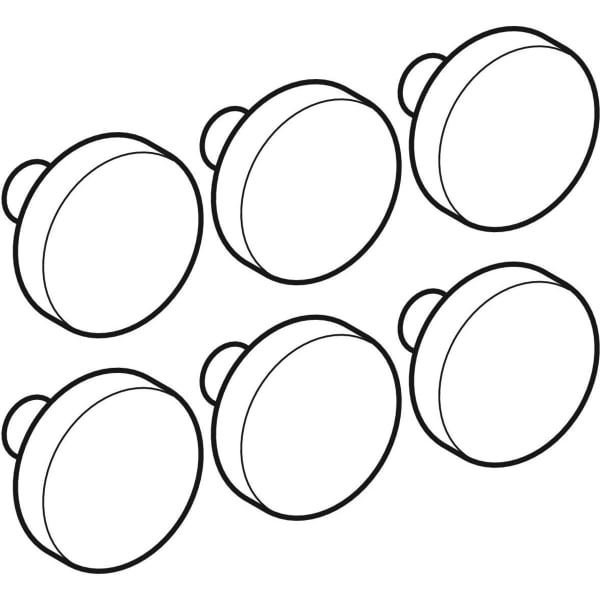 Geberit Set Puffer für WC-Deckel (6 Stück) Emani by Citterio und Era 598146000