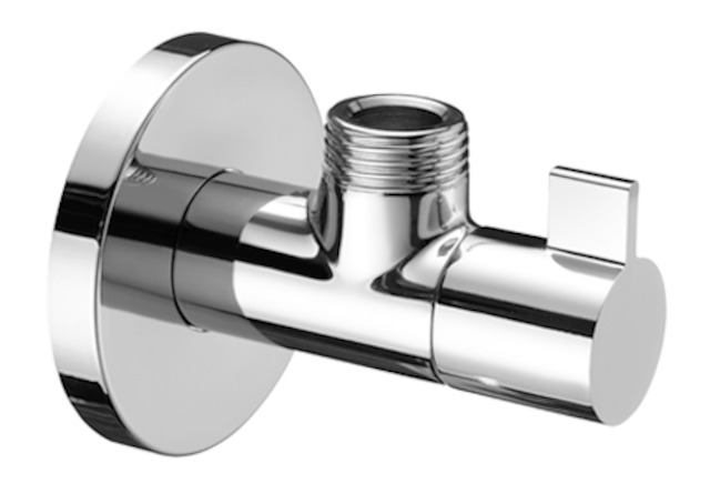 Schell Design-Eckventil WING regulierbar, ohne Verschraubung, 1/2", chrom 053980699