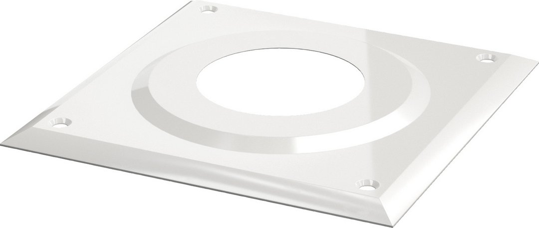 Bosch Abdeckblende, 1-teilig, d: 80 mm, weiß Abgaszubehör FC-O80 7738112726