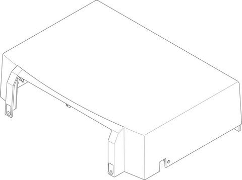 Bosch / Buderus Gehäuse Haube weiss MX25 8732900427