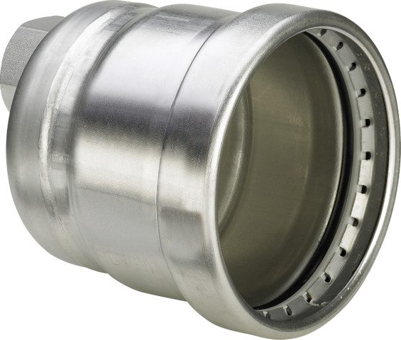 Viega Verschlusskappe Sanpress Inox XL 2356XL in 64,0 x Rp3/4 Edelstahl 578183