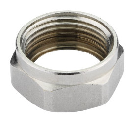 Danfoss R 5/8 Überwurfmutter für RA, RAV(L), FJV, RLV, AVDO, VMT vernickelt 013G3182
