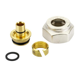 Danfoss Klemmverbinder G3/4 IG auf 16x2,5, für VPE-Kunststoffrohre (PEX) 013G4187
