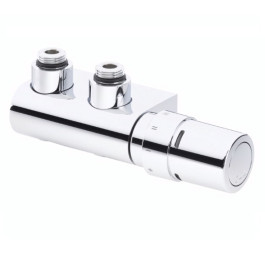 Danfoss Anschlussarmatur VHX Duo Set 1/2'' Eck chrom 013G4279
