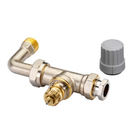 Danfoss Ventilgehäuse RA-KE, Durchgang mit Bogen, R 1/2 013G3362