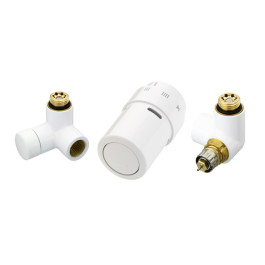 Danfoss X-tra Design Set Ventilgehäuse RA-URX rechts weiß 013G4007
