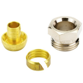 Danfoss Klemmverbinder R1/2 AG auf 15x2,5, für VPE-Kunststoffrohre (PEX) 013G4147