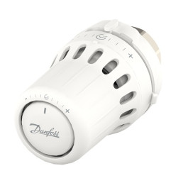 Danfoss Thermostatkopf React +/- M30x1,5 flüssigkeitgefüllt, eingebautem Fühler, Nullabsperrung 015G3034