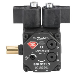 Danfoss Ölbrennerpumpe BFP 52 E L3 2 Magnetventile, 24 l/h, Drehrichtung links, 071N3201