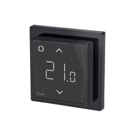 Danfoss Uhrenthermostat ECtemp(TM) Smart 230V, 5-35/45 C, UP, WLAN, schwarz RAL9005 088L1143