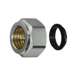 Heimeier Klemmverschraubung für Kupfer- und Stahlrohr 18mm Anschluss G 3/4 AG 1313-18.351