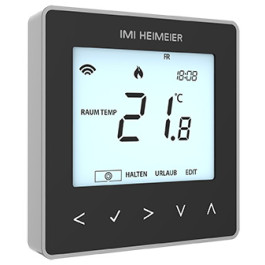 Heimeier neoStat V2 Raumthermostat 230 V, Smart Home, schwarz 1500-01.507