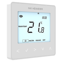 Heimeier neoStat-e V2 Raumthermostat 230V, Smart Home, weiß, für elektrische FBH 1500-02.500