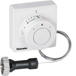 Heimeier Thermostatkopf Typ F 5m mit Ferneinsteller und 5 m Kapillarrohr, Anschluss M30x1,5 2805-00.500