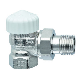 Heimeier Thermostat-Ventilunterteil V-exact II ''kurz'', Eckform, DN10 3451-01.000