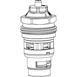 Heimeier Ersatz-Oberteil Eclipse 300 mit automatischem Durchflussregler 3951-00.300